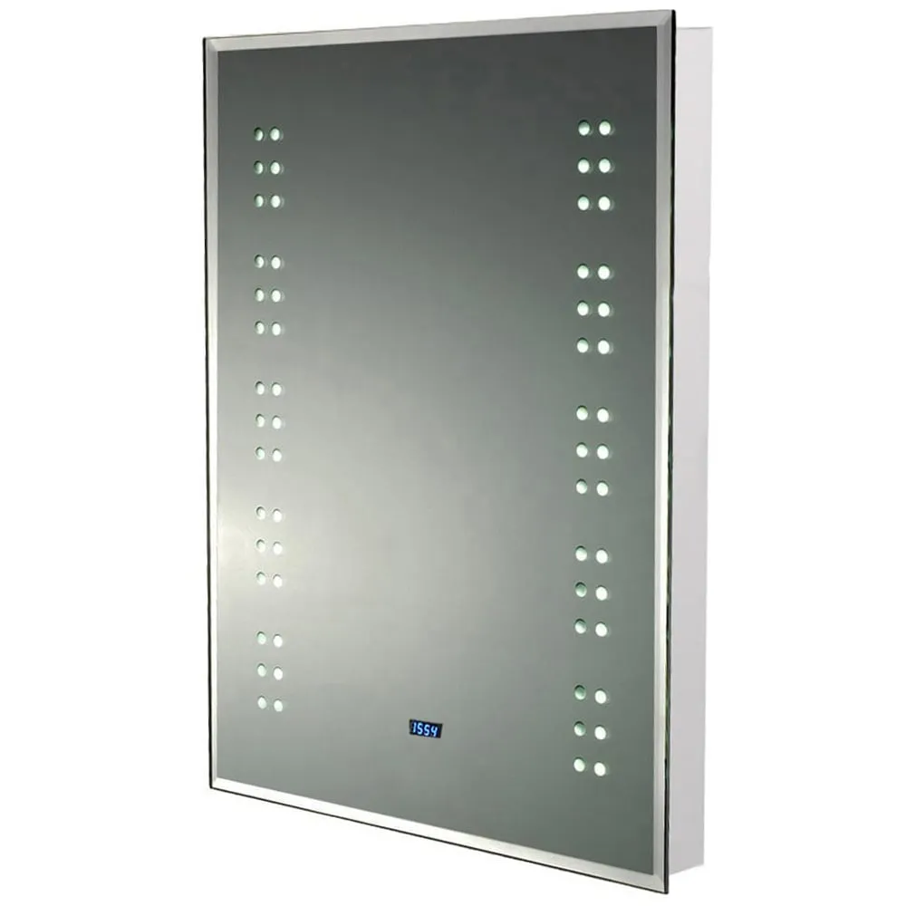 Bathroom Mirror with Sensor LED Light - White image