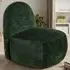 Chenille Upholstered Lounge Chair - Green