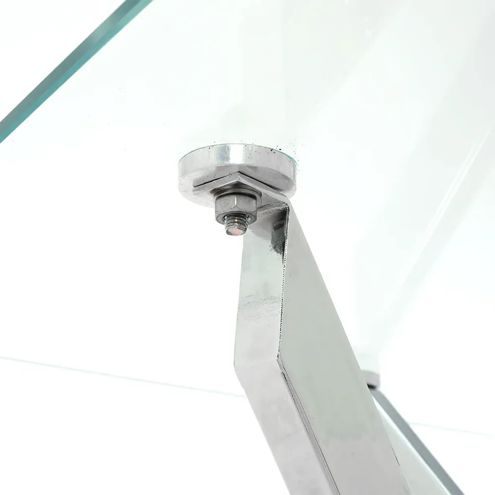 Coffee Table - Silver, Glass