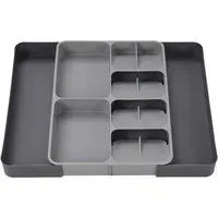 Expandable Cutlery Tray - Grey