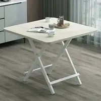 Foldable Dining Table - White, MDF