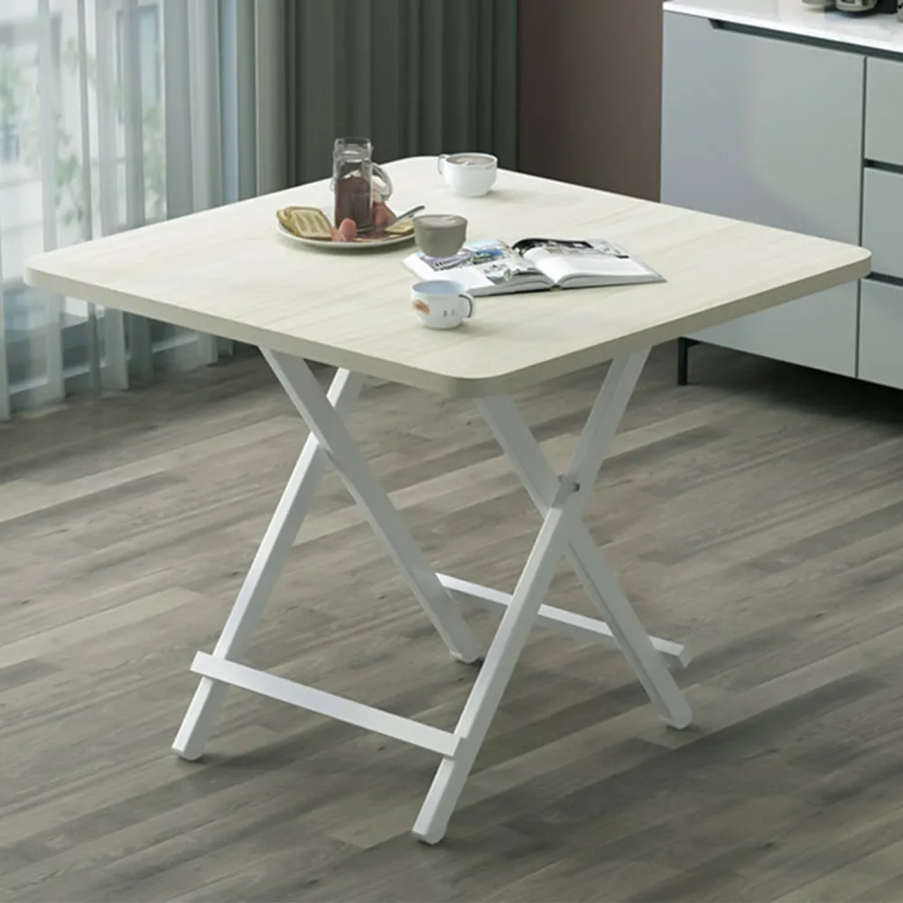 Foldable Dining Table - White, MDF