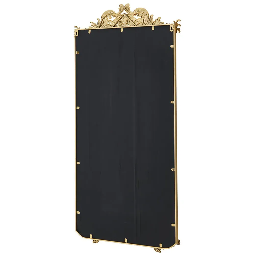 Full Length Wall Mirror - Gold, Metal
