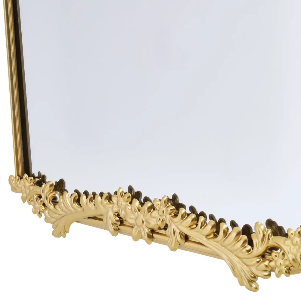 Full Length Wall Mirror - Gold, Metal