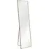 Gold Slim Full Length Wall Mirror 150cm - Cream, Aluminium