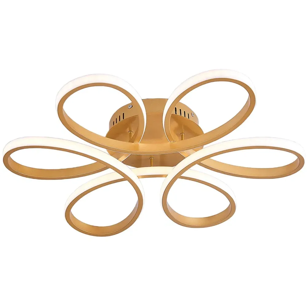 Golden Frame LED Ceiling Light - Gold image