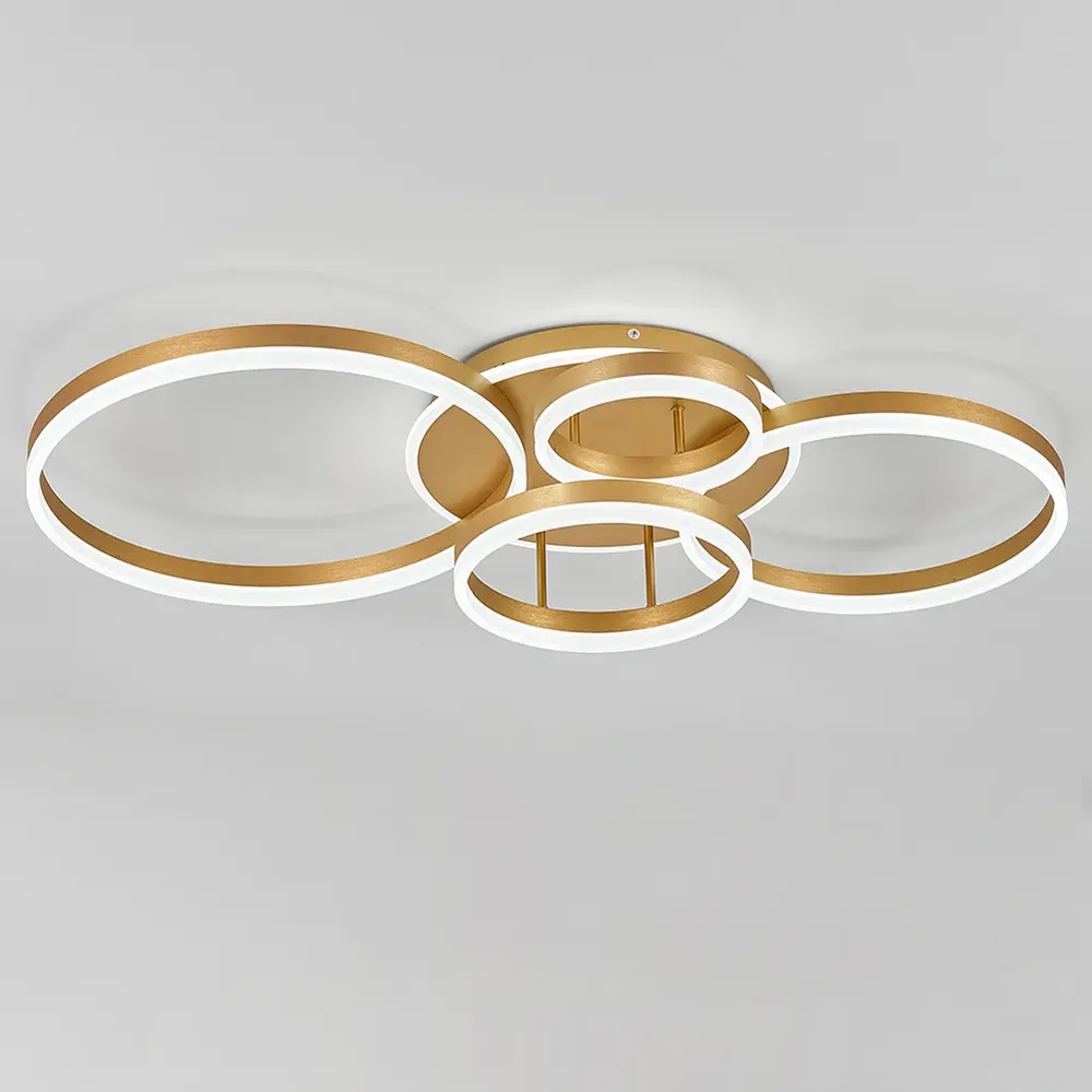 Golden Loops LED Ceiling Light - Gold