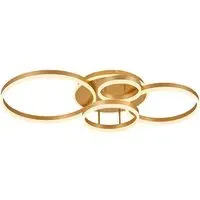 Golden Loops LED Ceiling Light - Gold