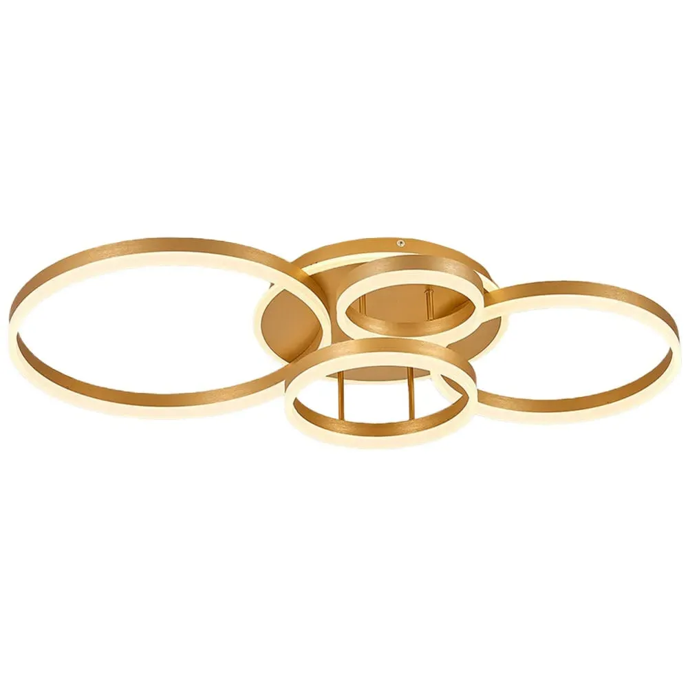 Golden Loops LED Ceiling Light - Gold