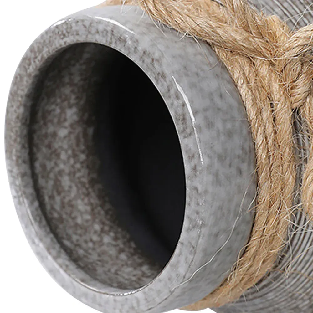 Gradient Ceramic Flower Vase - Grey