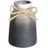 Gradient Ceramic Flower Vase - Grey