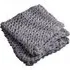 Hand Woven Chenille Blanket 150cm - Grey