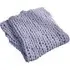 Hand Woven Chenille Blanket 150cm - Grey