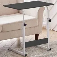 Height Adjustable Desk with Wheels - Black