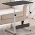 Height Adjustable Desk with Wheels - Black