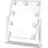 Hollywood LED Vanity Mirror with 9 Bulbs - White