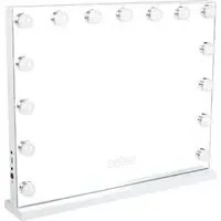 Hollywood LED Vanity Mirror with Smart Screen - White