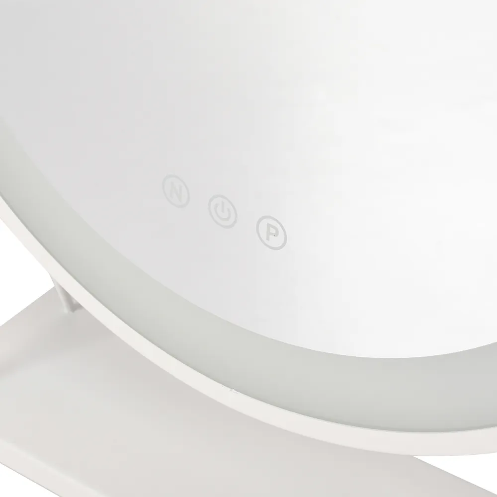 Hollywood LED Vanity Mirror with Touch Control - White