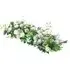 Hydrangea Rose Artificial Aisle Flower Row Decoration - Green