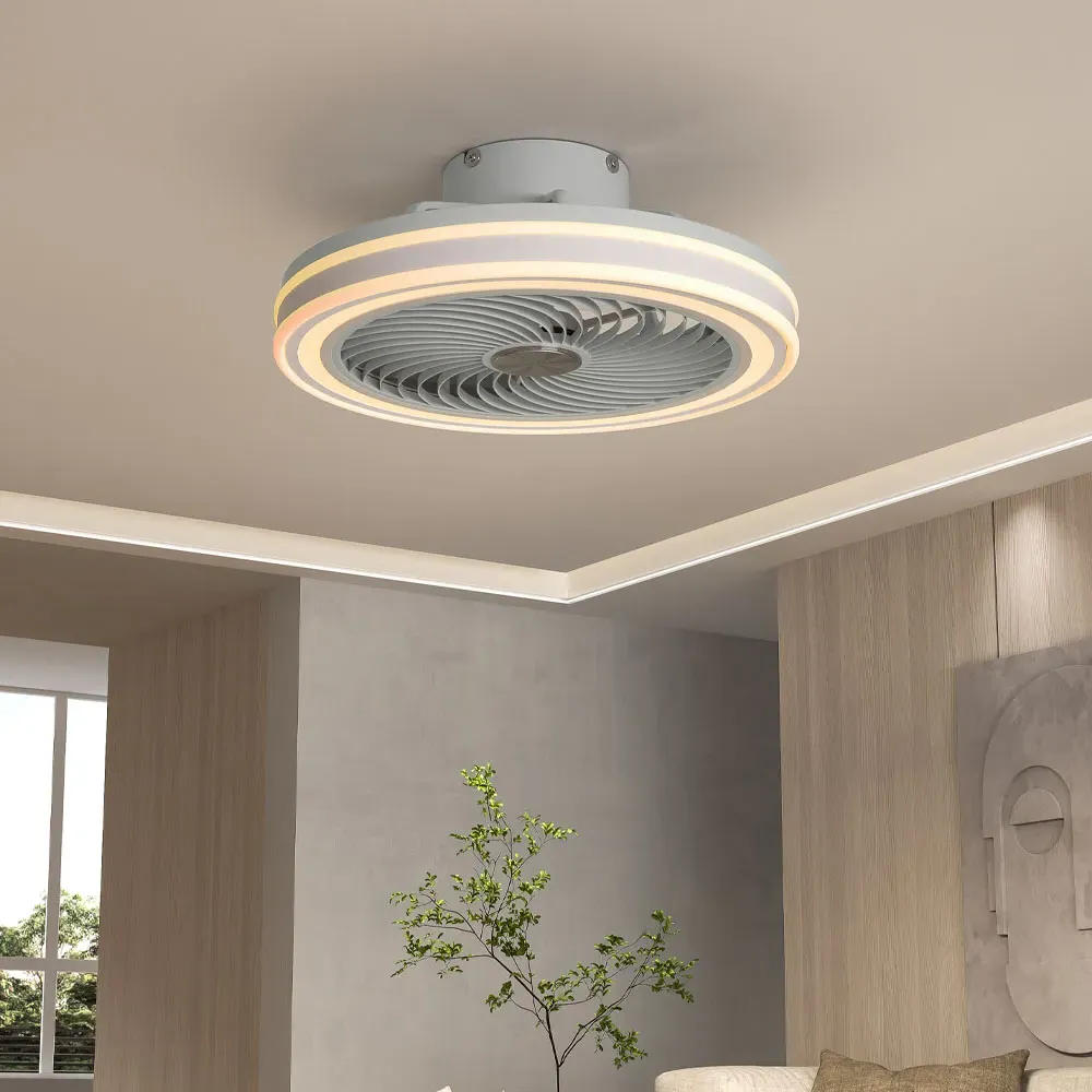 LED Ceiling Fan Light - White, Acrylic