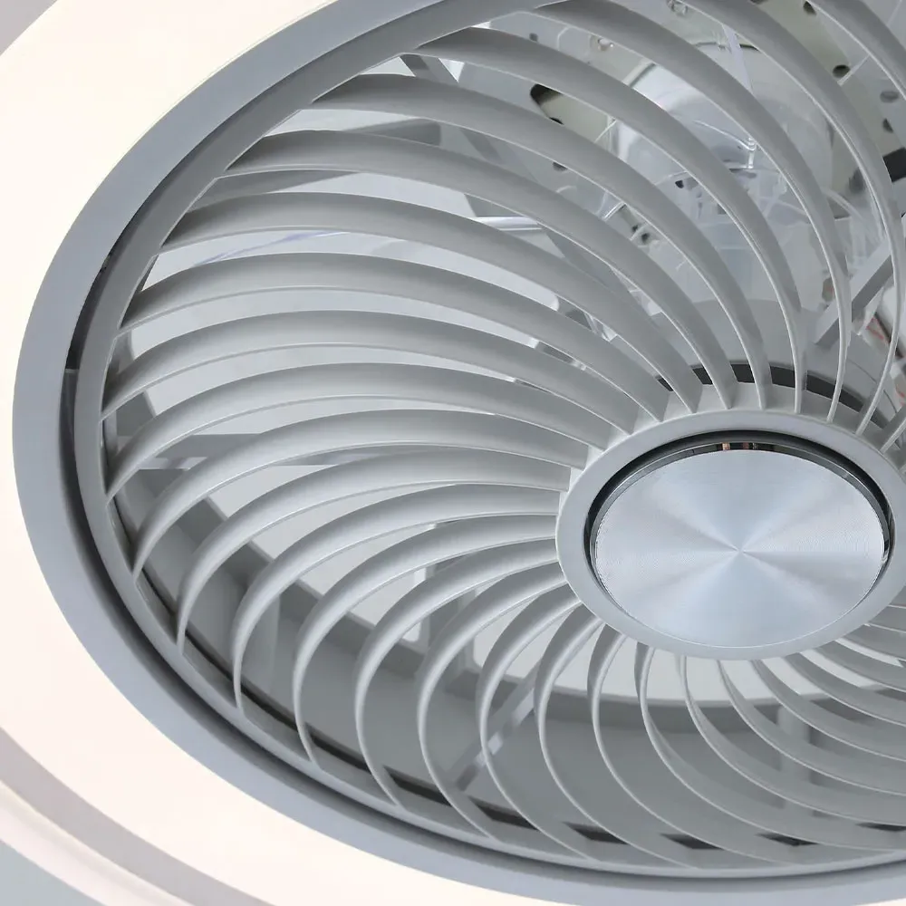 LED Ceiling Fan Light - White, Acrylic