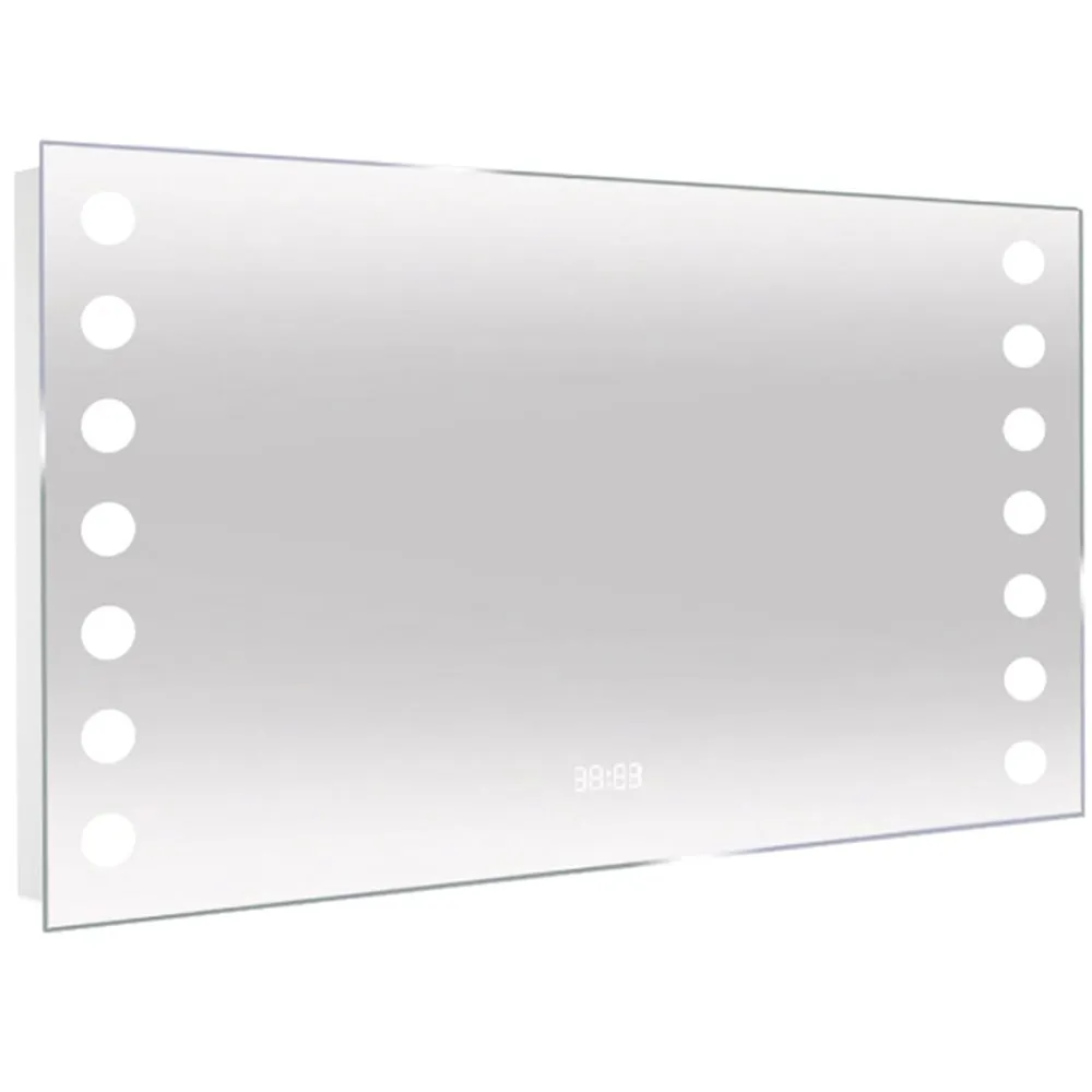 LED Fog Free Bathroom Mirror with Shaver Socket - 60x80cm image