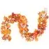 LED Garland with Maple Leaves 170cm - Orange