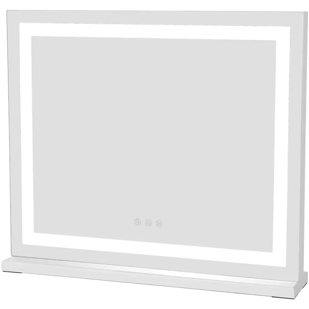 LED Vanity Makeup Mirror with Touch Control - White