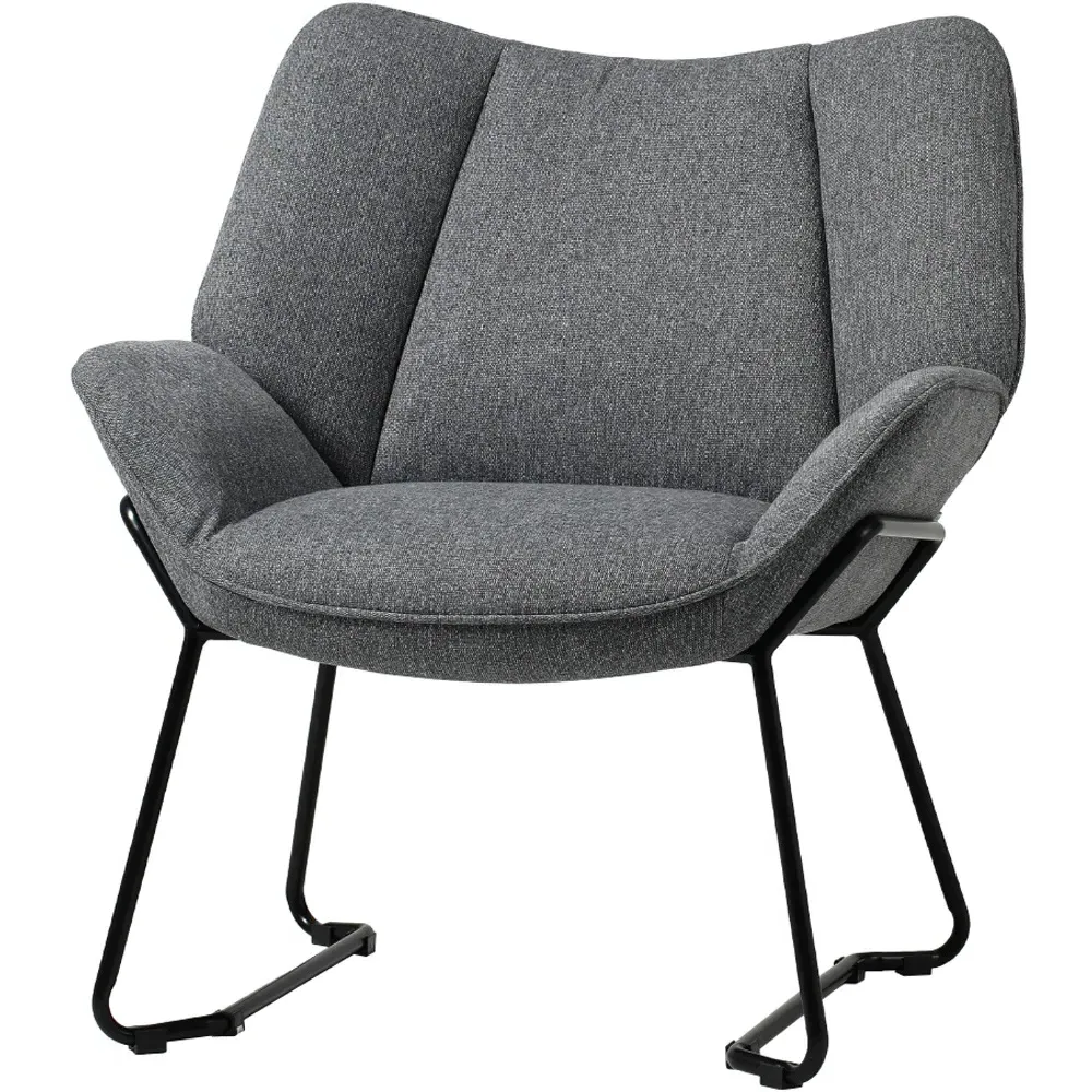 Linen Armchair - Grey