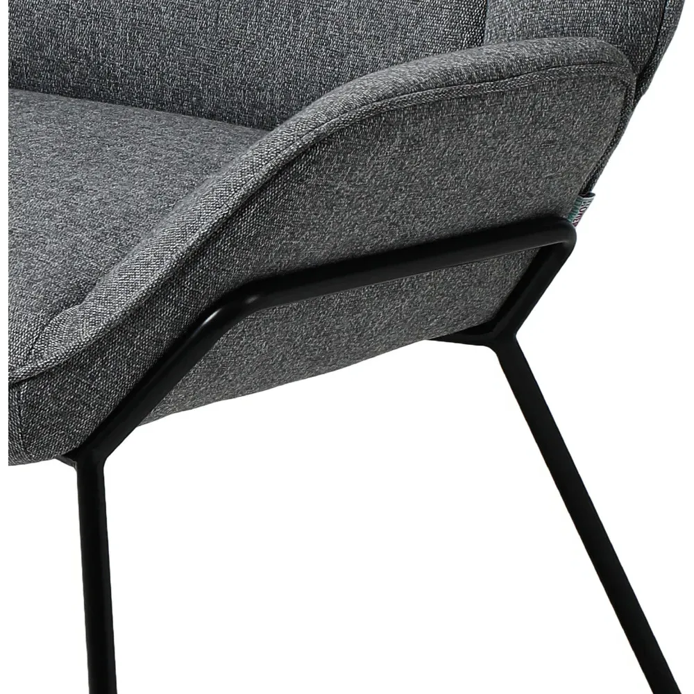 Linen Armchair - Grey