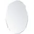 Nordic Ellipse Wall Mirror with Beveled Edge - White
