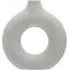 Nordic Style Round Ceramic Vase - White