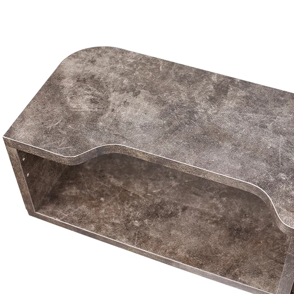 Open Shelf Wall Mounted TV Stand - Grey