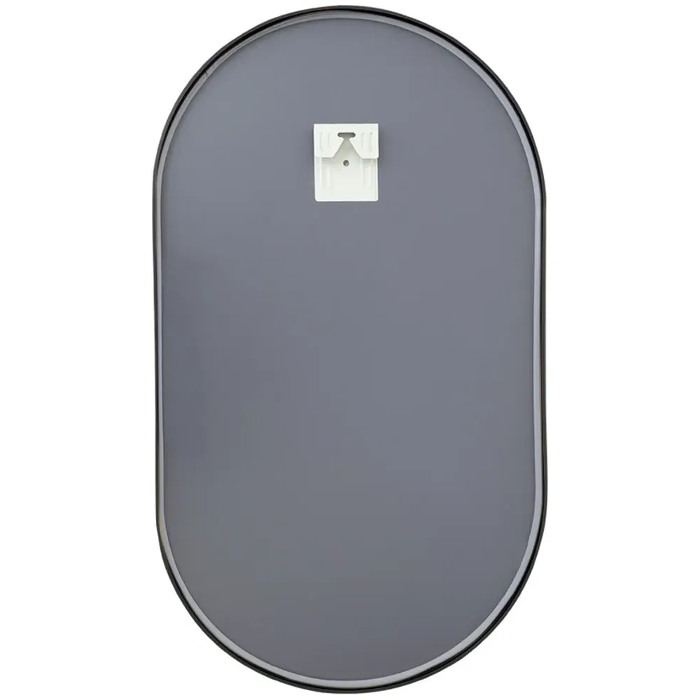Oval Wall Mirror - Black