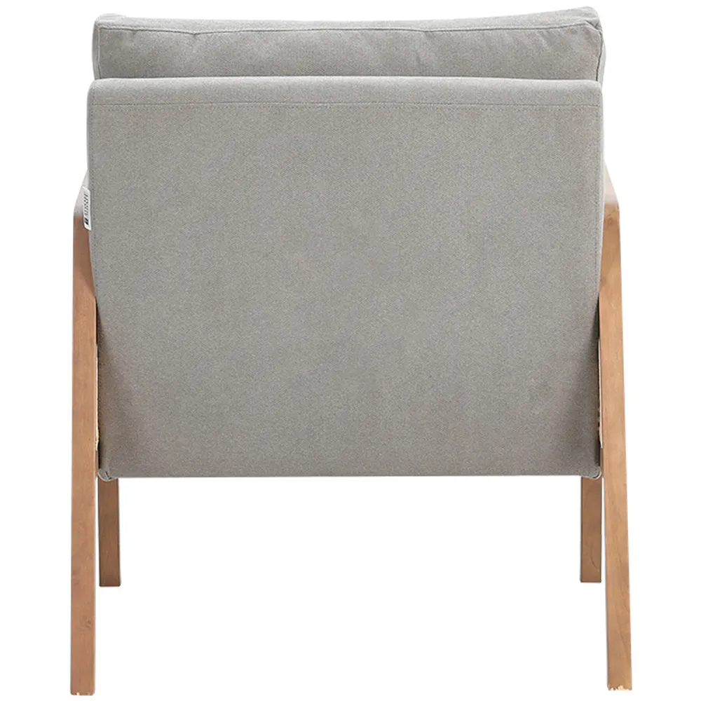 Rattan Armchair - Grey