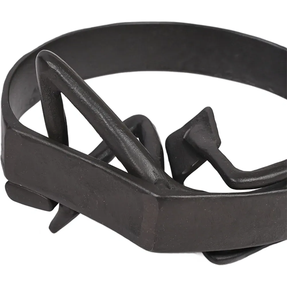 Reading Men in Circle Desktop Metal Statue - Bronze