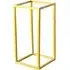 Rectangular Flower Stand Pedestal - Gold