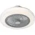 Round LED Ceiling Fan Light - White, Acrylic