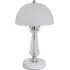 Scalloped Table Lamp - White, Crystal