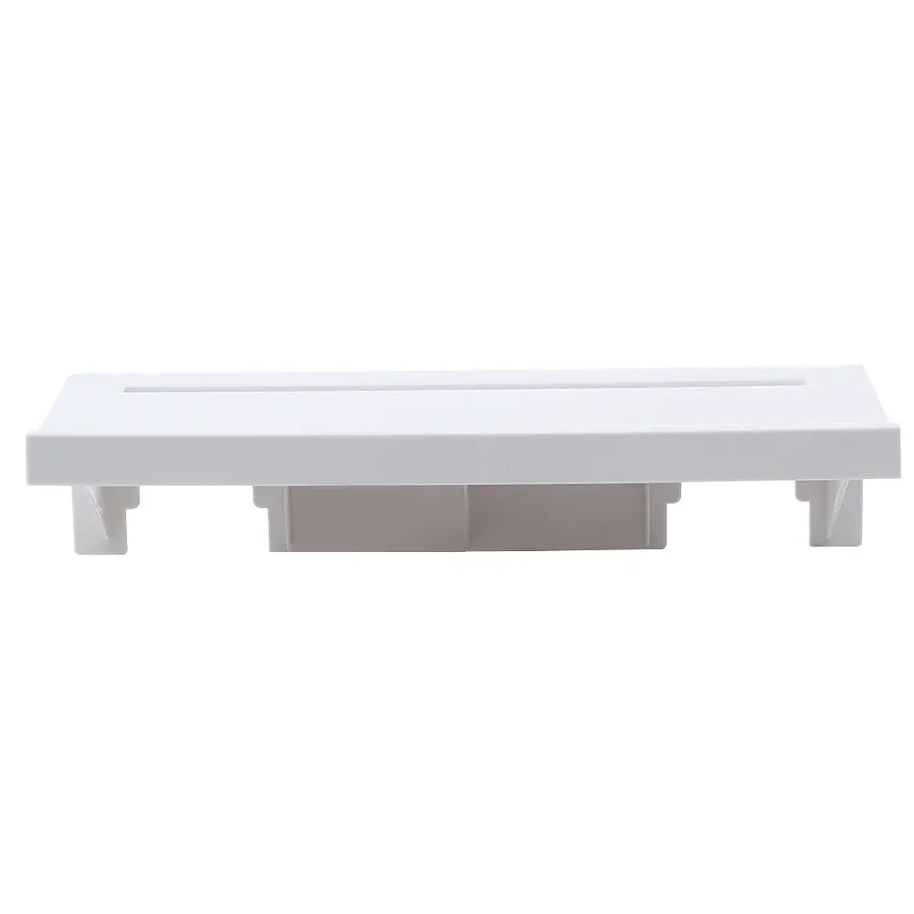 Self Adhesive Bathroom Floating Shelf - White