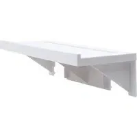 Self Adhesive Bathroom Floating Shelf - White