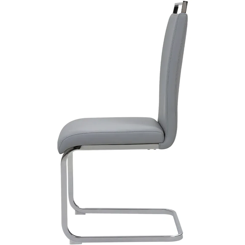 Set of 2 Dining Chair - Grey