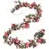 Silk Peony Artificial Hanging Vine Garland - Pink