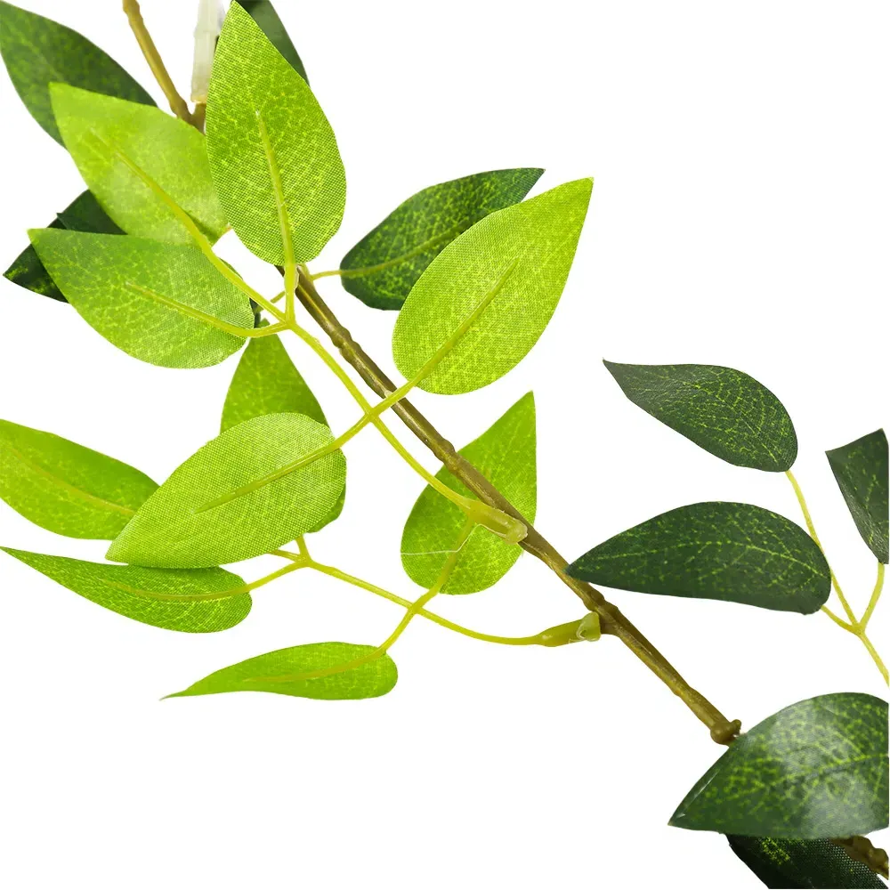 Silk Wisteria Artificial Vine Garland 190cm - White