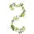 Silk Wisteria Artificial Vine Garland 190cm - White