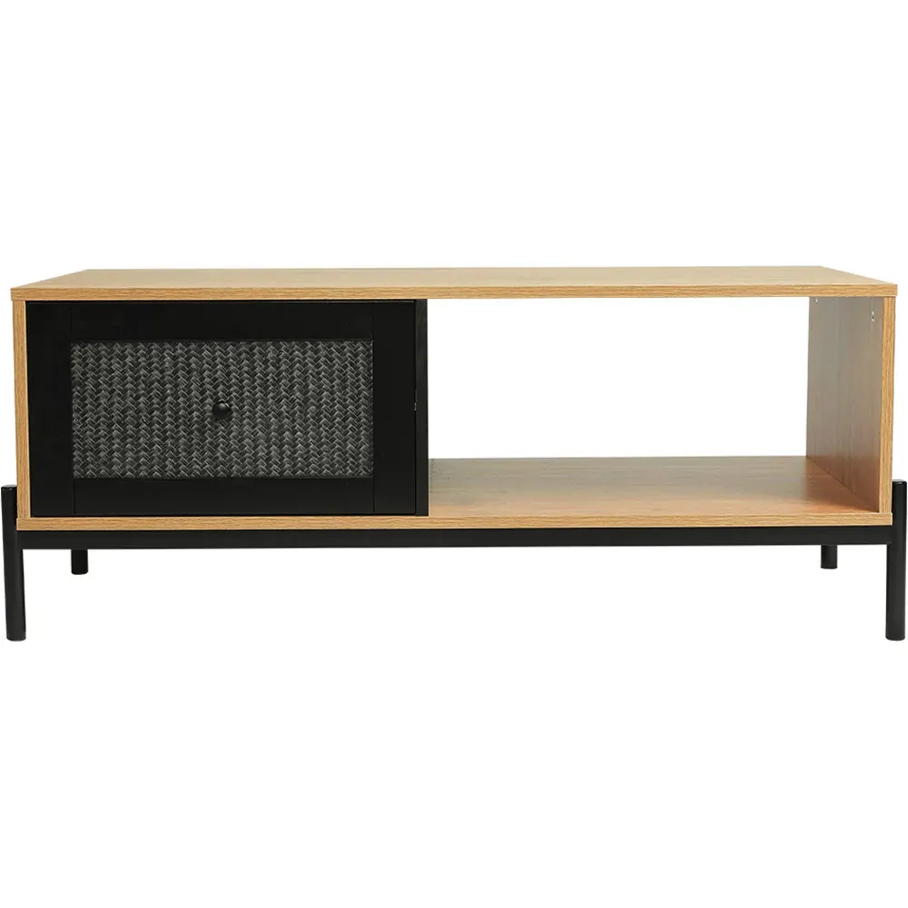 Single Drawer Coffee Table - Brown