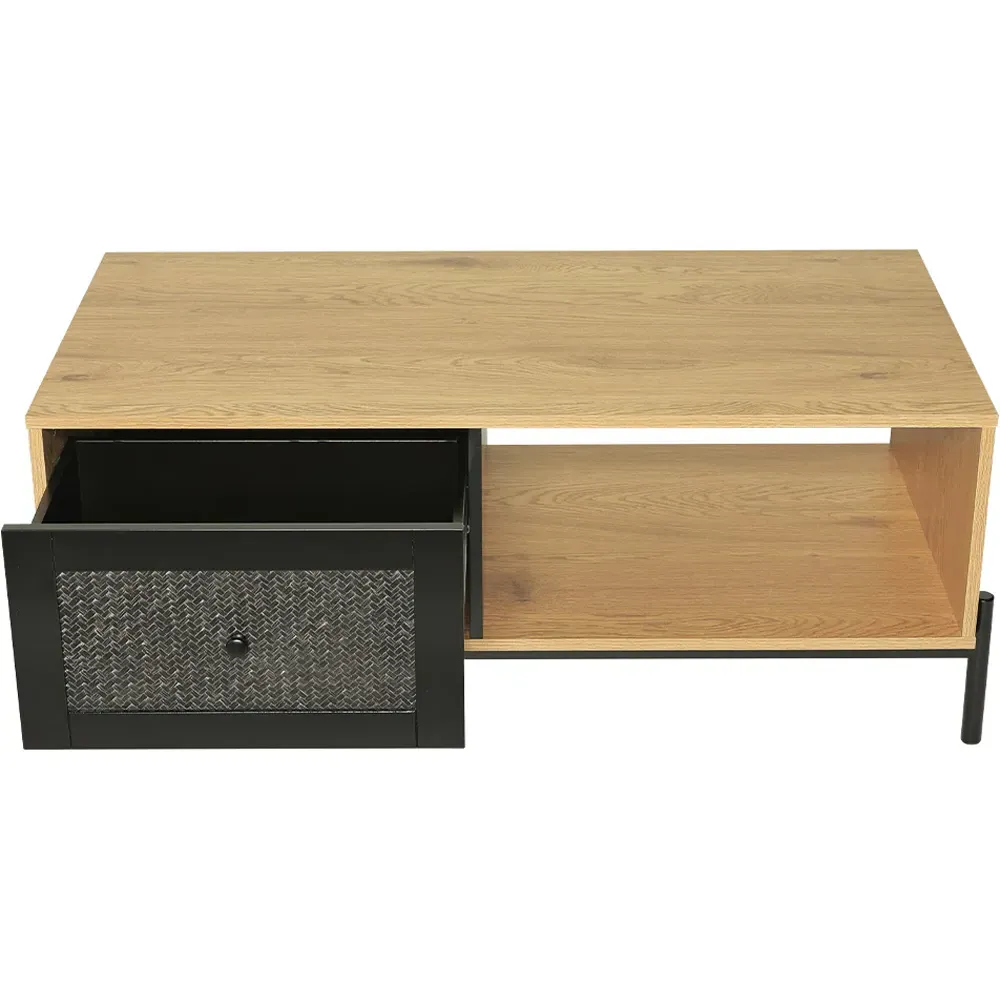 Single Drawer Coffee Table - Brown