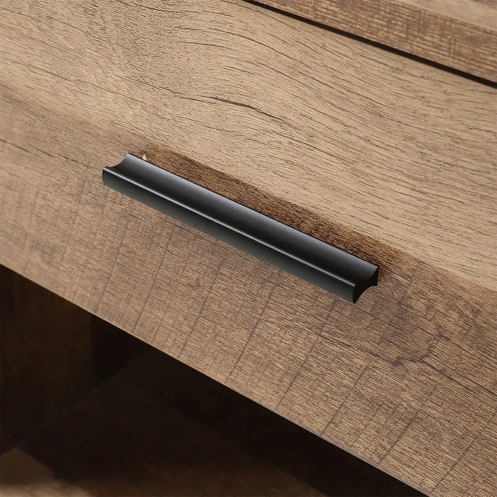 Single Drawer Side Table with Shelf - Brown, Wood