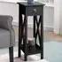 Single Drawer Slim Console Table - Black, Wood