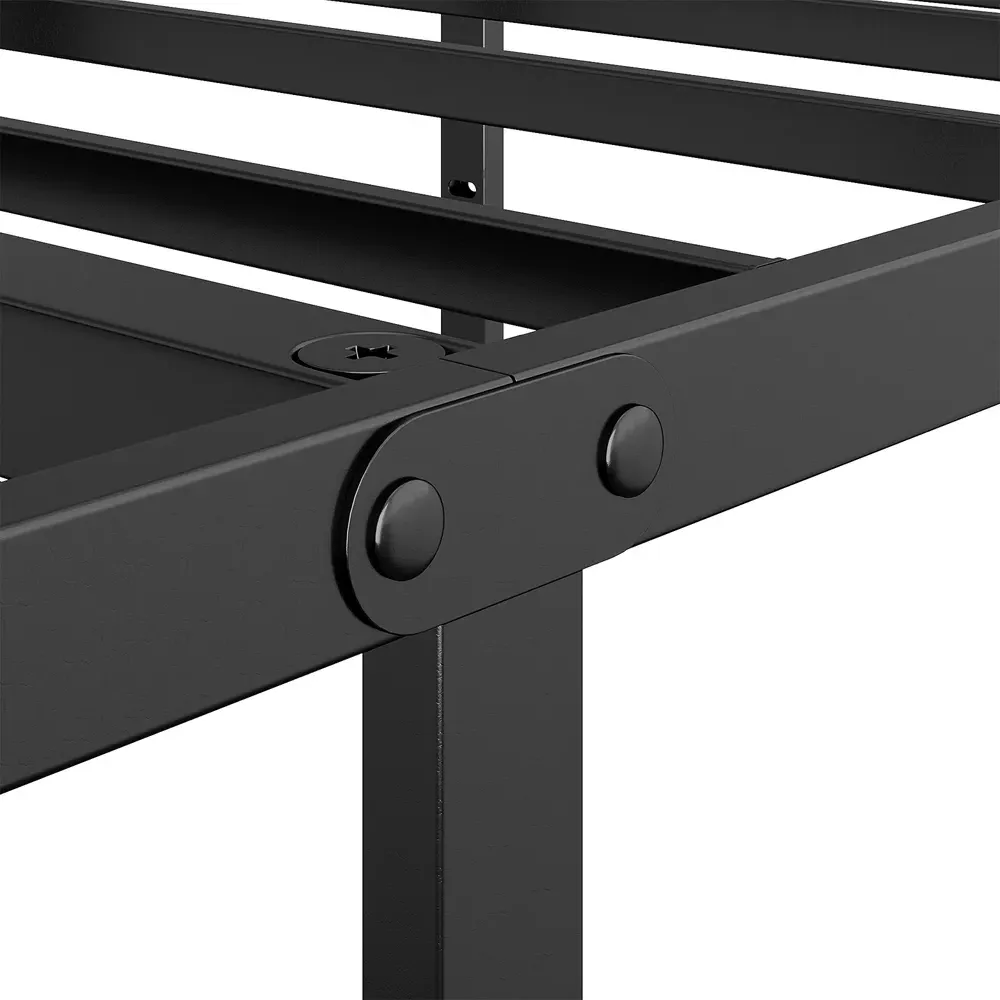 Single Metal Bed Frame - Black